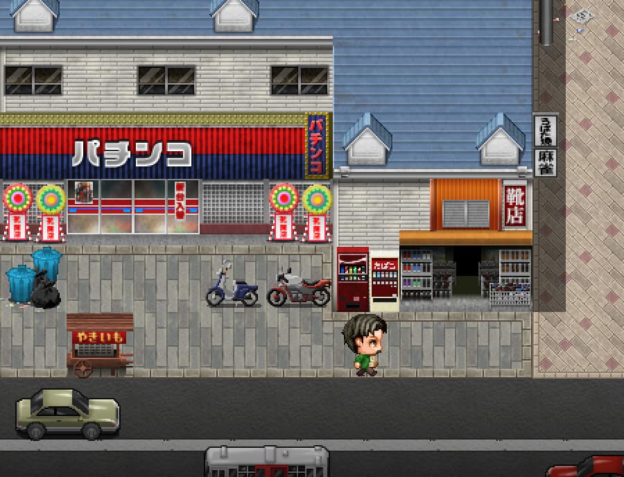 MO　海外版ゲームセット SERIALGAMES Living Good City Tileset - 80's Scene SET – KOMODO