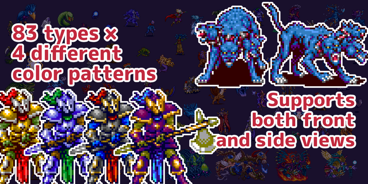 MEGA FANTASY Pixel Monster Pack – KOMODO Plaza (US)