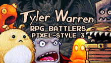 Load image into Gallery viewer, Tyler Warren RPG Battlers Pixel-Style 3

