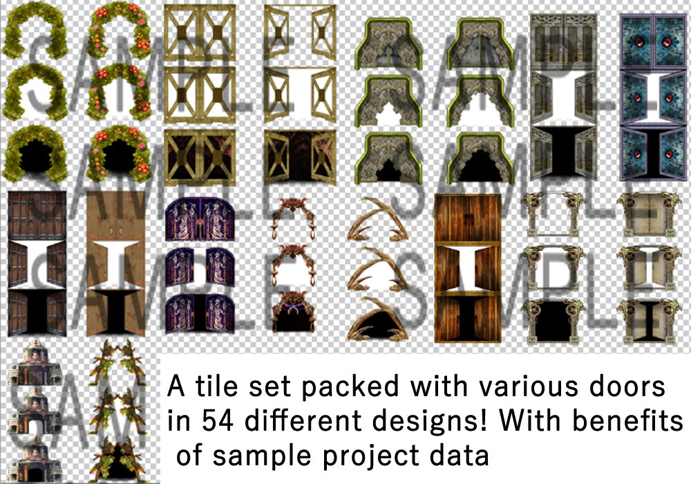 NATHUHARUCA Door Tilesets – KOMODO Plaza (US)