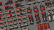 Load image into Gallery viewer, KR Vintage Steam Train Tileset
