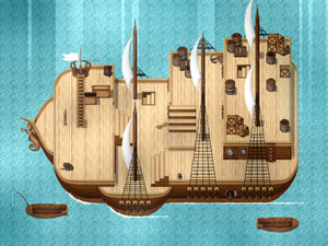 KR High Seas Ship Tileset Kit