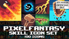 Load image into Gallery viewer, Pixel Fantasy Skill Icon Set