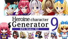 Load image into Gallery viewer, Heroine Character Generator 9 for MZ
