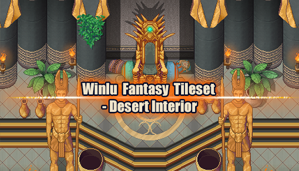 Winlu Fantasy Tileset - Desert Interior