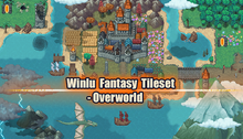 Load image into Gallery viewer, Winlu Fantasy Tileset - Overworld
