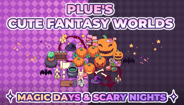 Plue's Cute Fantasy Worlds - Magic Days & Scary Nights