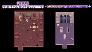 Plue's Cute Fantasy Worlds - Magic Days & Scary Nights