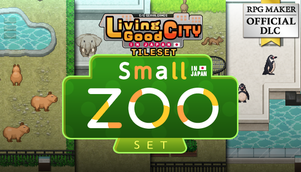 SERIALGAMES Living Good City Tileset - Small Zoo Set