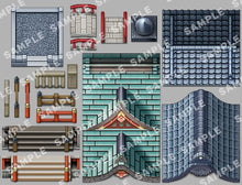 Load image into Gallery viewer, SERIALGAMES Living Good City Tileset - Shrine and Temples SET
