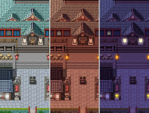 SERIALGAMES Living Good City Tileset - Shrine and Temples SET