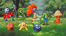 Load image into Gallery viewer, Tyler Warren RPG Battlers - 10th - Little Monsters and Robots 1
