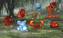 Load image into Gallery viewer, Tyler Warren RPG Battlers - 10th - Little Monsters and Robots 1
