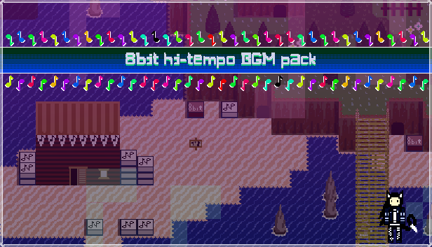 8bit hi-tempo BGM pack