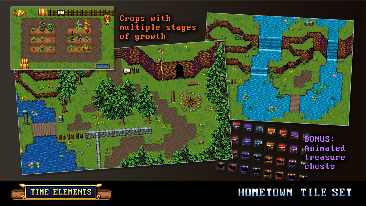 Time Elements - Hometown Tileset – KOMODO Plaza (US)