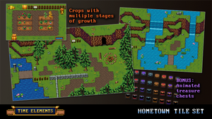 Time Elements - Hometown Tileset
