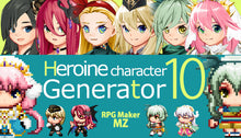 Load image into Gallery viewer, Heroine Character Generator 10 for MZ
