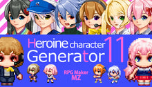 Load image into Gallery viewer, Heroine Character Generator 11 for MZ
