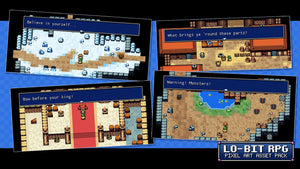 Lo-Bit RPG Pixel Art Asset Pack