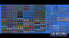 Load image into Gallery viewer, Lo-Bit RPG Pixel Art Asset Pack
