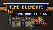 Load image into Gallery viewer, Time Elements - Hometown Tileset
