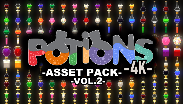 Potions Asset Pack 4K Vol 2