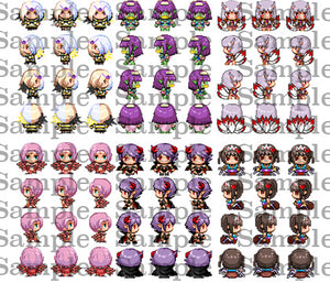 Monster Girl Walking Sprite