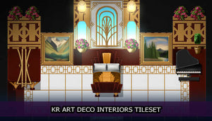 KR Art Deco Interiors Tileset