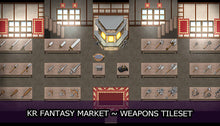 Load image into Gallery viewer, KR Fantasy Market - Weapons Tileset
