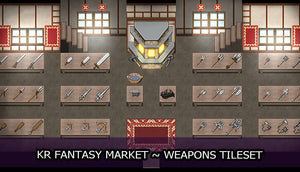 KR Fantasy Market - Weapons Tileset