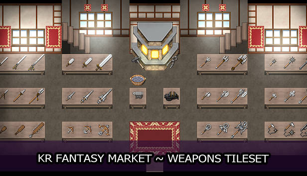 KR Fantasy Market - Weapons Tileset