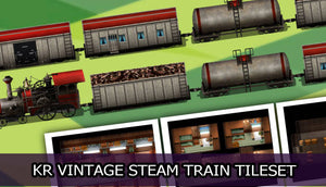 KR Vintage Steam Train Tileset