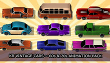 Load image into Gallery viewer, KR Vintage Cars - 60s and 70s Animation Pack
