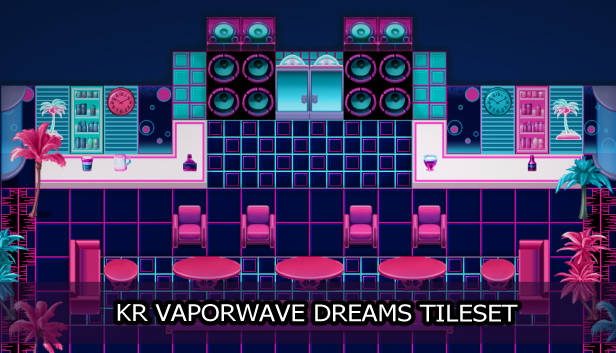 KR Vaporwave Dreams Tileset