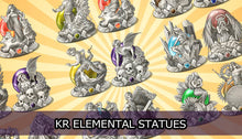 Load image into Gallery viewer, KR Elemental Statues
