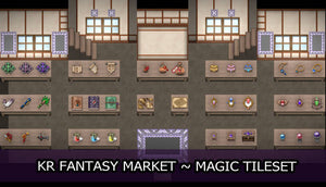 KR Fantasy Market - Magic Tileset