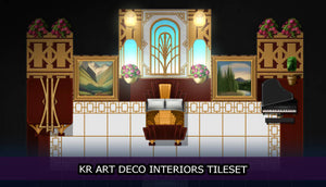 KR Art Deco Interiors Tileset