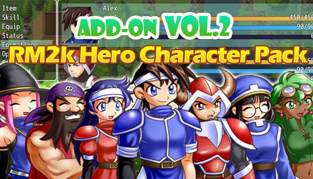 Add-on Vol.2: RM2K Hero Character Pack