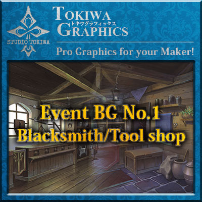 TOKIWA GRAPHICS Event BG No.1 Blacksmith/Tool shop