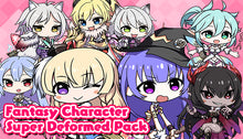 Load image into Gallery viewer, Fantasy Character Super Deformed Pack
