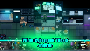Winlu Cyberpunk Tileset - Interior