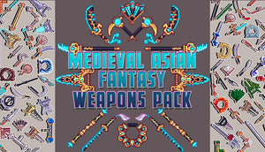 Medieval Asian Fantasy Weapons Pack