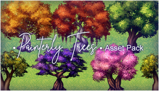 Painterly Trees Asset Pack