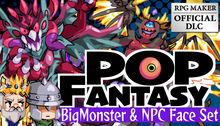 Load image into Gallery viewer, Pop Fantasy Big Monster and NPC Face Set
