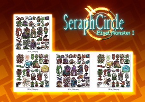 Seraph Circle Pixel Monster 1