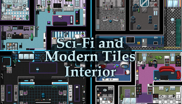 Sci-Fi and Modern Tileset - Interior