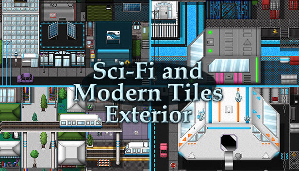 Sci-Fi and Modern Tileset - Exterior