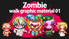 Load image into Gallery viewer, Zombie walk graphic material 01