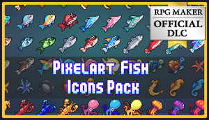 Pixelart Fish Icons Pack