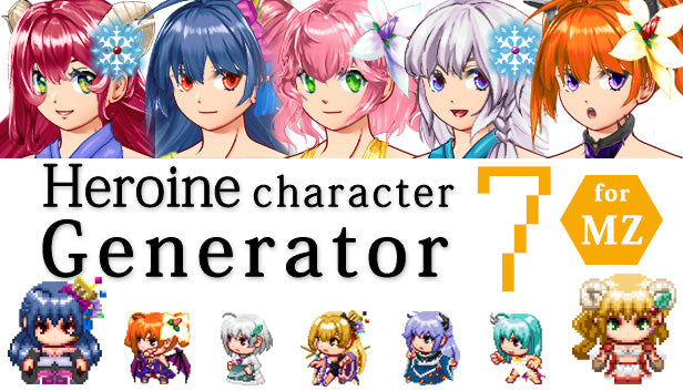 Heroine Character Generator 7 for MZ